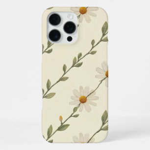 Coque iPhone 16 Pro Max Étui de téléphone Vintage Daisy Vine