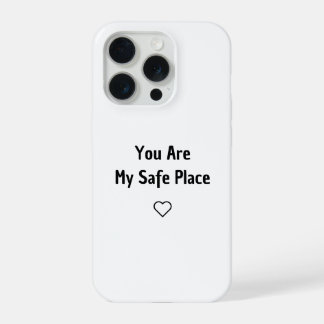 Coque iPhone 15 Pro Étui de téléphone Vous êtes mon refuge