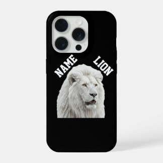 Coque iPhone 15 Pro Étui de téléphone White Lion