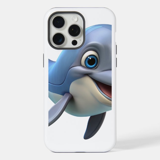 Coque iPhone Étui Dolphin Apple iPhone 15 pro max (Verso)