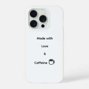 Coque iPhone 15 Pro Étui drôle pour iPhone 15 Pro - Fait avec amour &