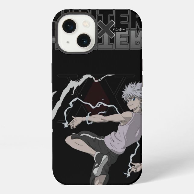 Coque iPhone Étui éclair Killua Zoldyck de Hunter x Hunter (Verso)