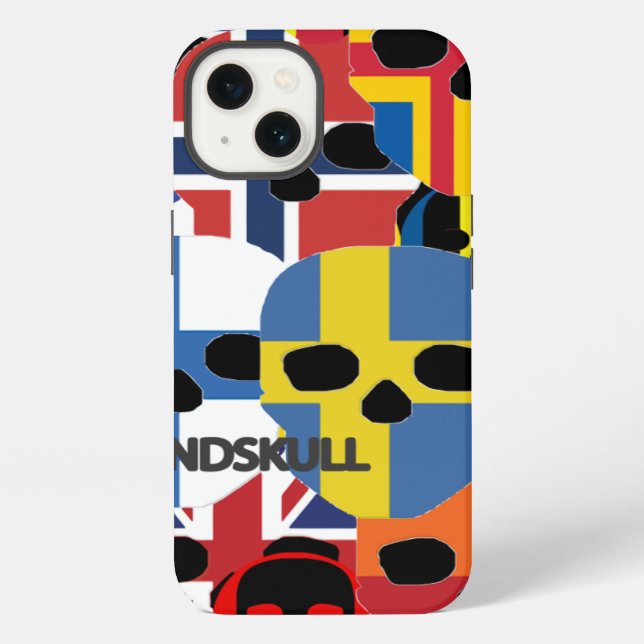 Coque iPhone Étui extrêmement fin Case-Mate HANDSKULL Cerebro p (Verso)