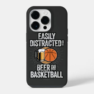 Coque Pour iPhone 14 Plus Étui facilement distrait par la bière et le basket