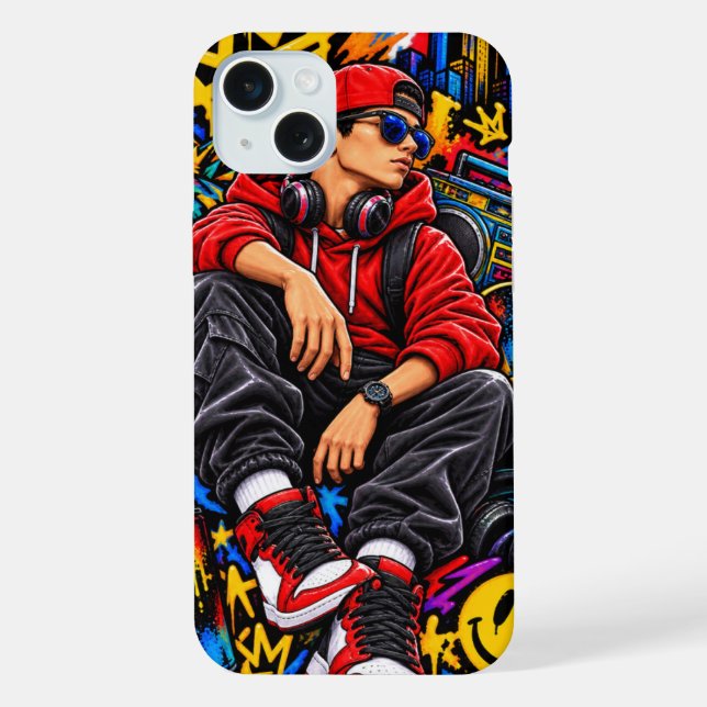 Coque iPhone Étui fin pour Iphone 15 Plus, brillant (Verso)