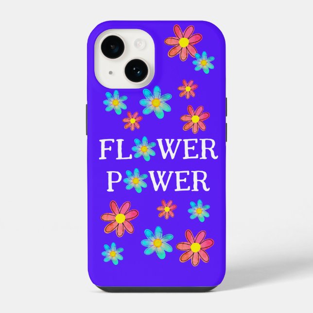 Coque iPhone Étui Fleur Power Fun Case-Mate pour iPhone (Verso)