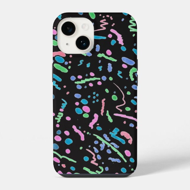 Coque iPhone Étui Funky Splatter pour iPhone (Verso)