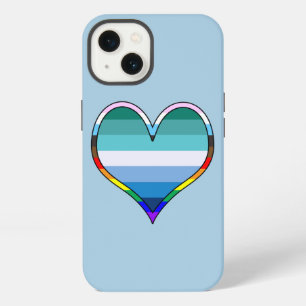 Etui iPhone 13 Étui Gay Pride Heart Case-Mate pour iPhone