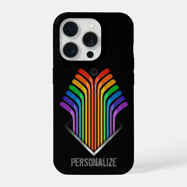Coque iPhone Étui Hockey Stick Spectrum Case-Mate iPhone (Verso)