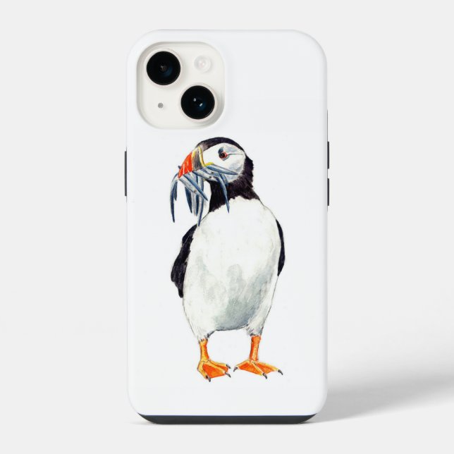 Coque iPhone Étui / housse de téléphone Puffin (Verso)
