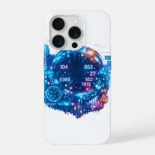 Coque iPhone 15 Pro Étui HUD Cyber Futuriste – Interface Technologie N