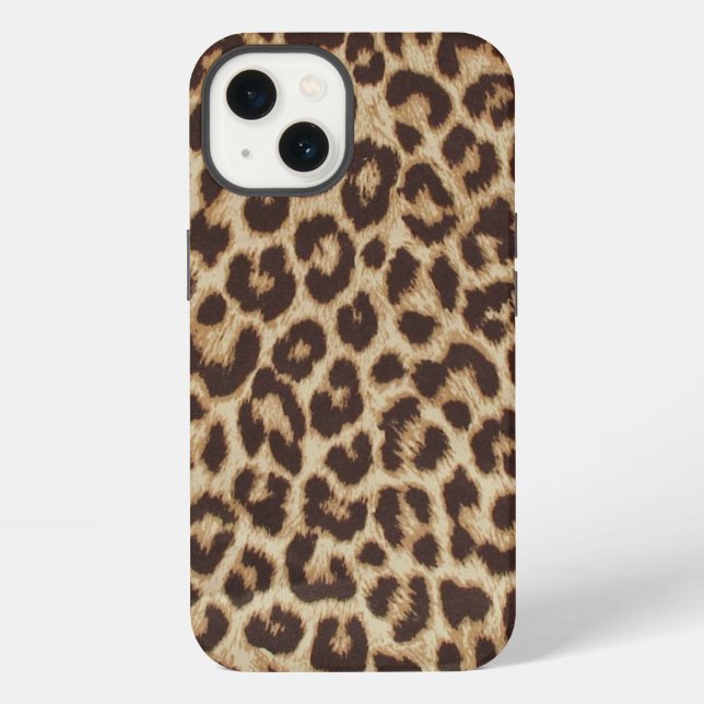 Coque iPhone Étui ID iPhone Chic Leopard (Verso)