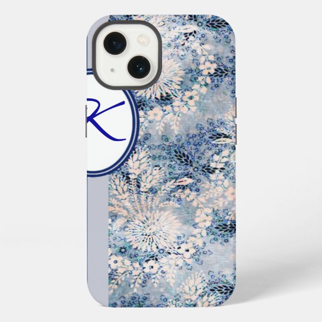 Coque iPhone Étui iPad monogrammé classique (Verso)