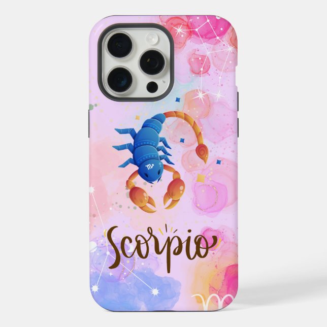 Coque iPhone Étui iPhon 15 Scorpio (Verso)