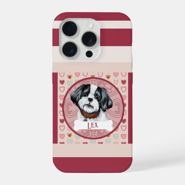 Coque iPhone Étui iPhone 11 Pro Cœur de la Saint-Valentin Lhasa (Verso)