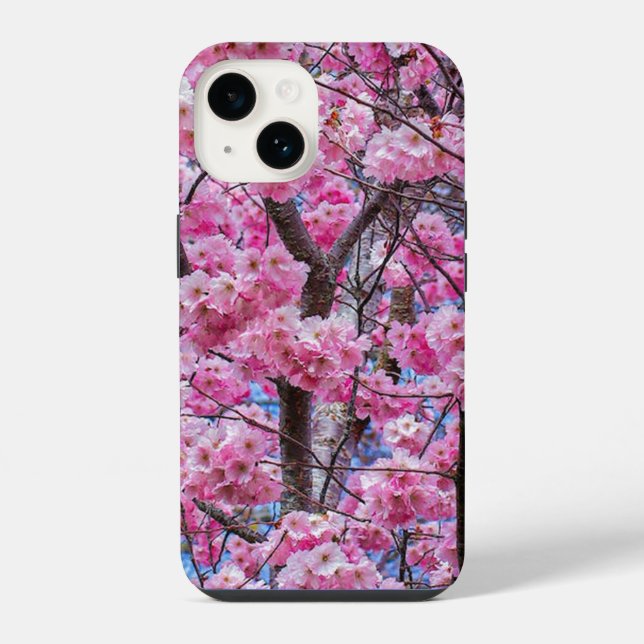 Coque iPhone Étui iPhone 14 Élégance Sakura Bloom (Verso)