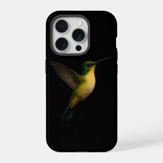 Coque iPhone Étui iPhone 15 Pro Case-Mate Black 4 Luxe, oiseau  (Verso)