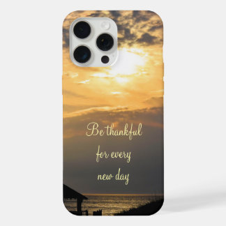 Coque iPhone 15 Pro Max Étui iPhone 15 Pro Max Lever de soleil OBX Soyez r