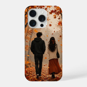 Coque iPhone 15 Pro Étui iPhone 15 Pro pour couple romantique d'automn