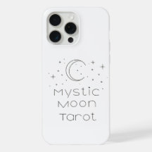 Étui iPhone 15 Tarot Lune Mystique Minimaliste
