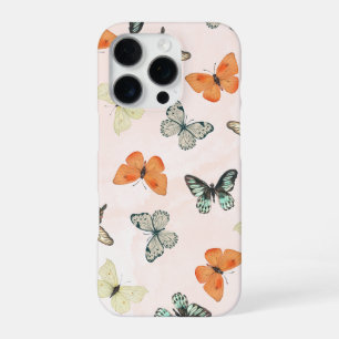 Coque iPhone 16 Pro Étui iPhone 16 Pro 'Jardin de papillons fantaisist