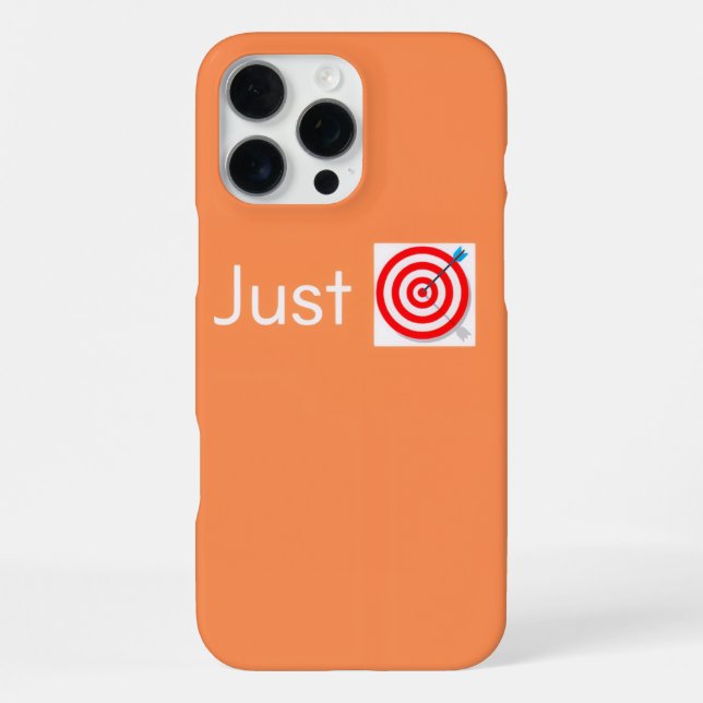 Coque iPhone Étui iPhone 16 Pro Max personnalisé Justdartboard (Verso)