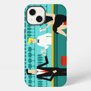 Etui iPhone 13 Étui iPhone 6 Retro Cocktail Lounge