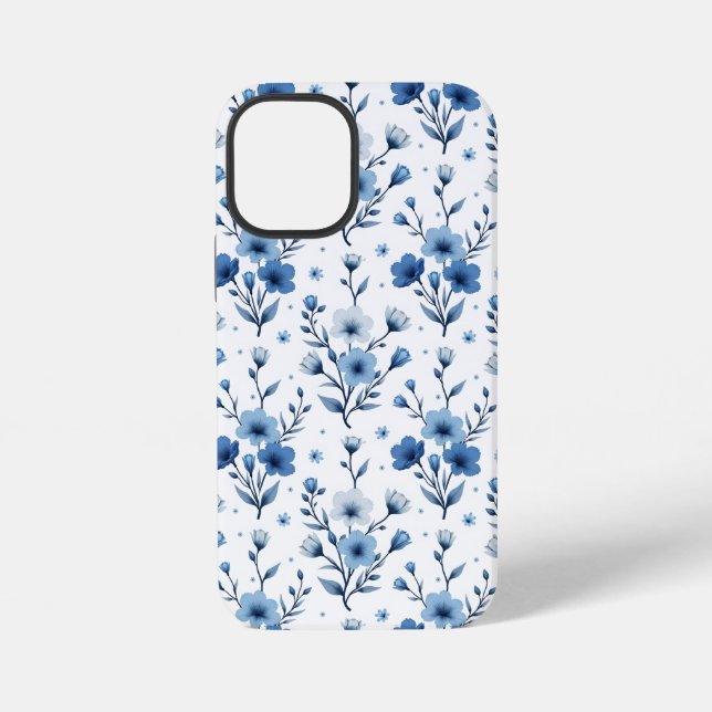 Coque iPhone Étui iPhone à motif floral mignon (Verso)