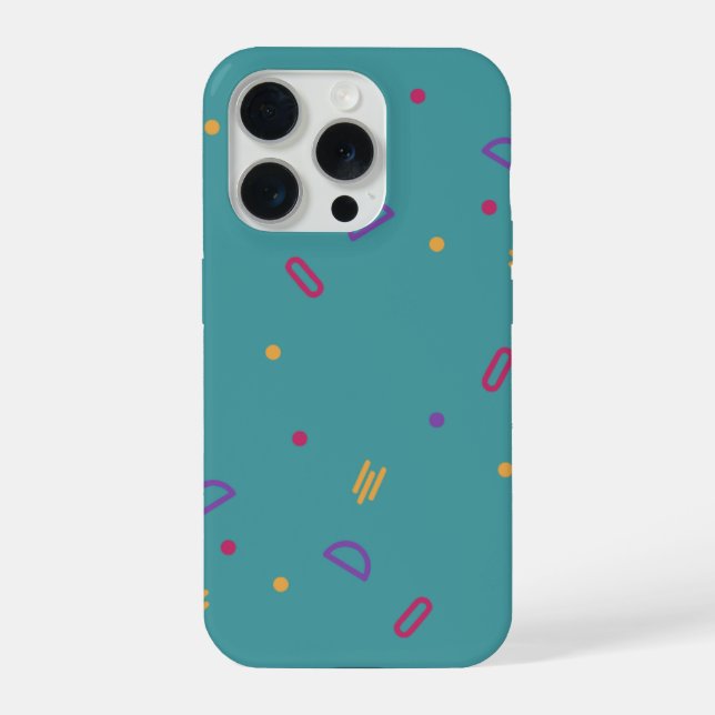Coque iPhone Étui iPhone à motif géométrique Reteo. (Verso)