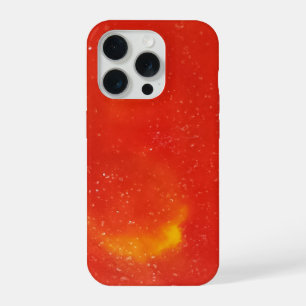 Coque iPhone 15 Pro Étui iPhone abstrait - Lueur de braise ardente