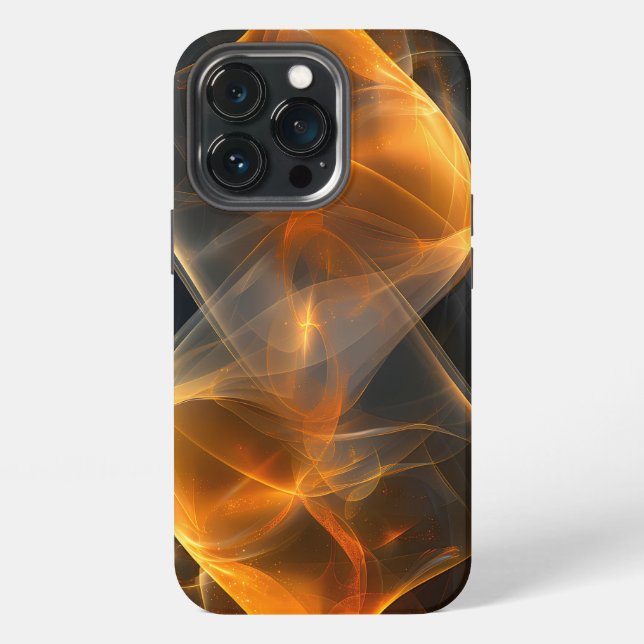 Coque iPhone Étui iPhone Abstrait Vibrant (Dos)