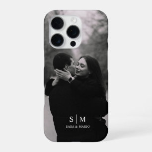 Coque iPhone 16 Pro Étui iPhone avec photo de couple personnalisée