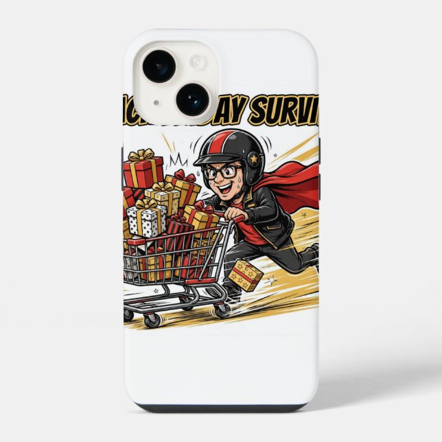 Coque iPhone Étui iPhone Black Friday Survivor (Verso)
