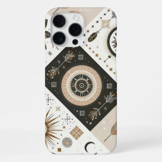 Coque iPhone 16 Pro Max Étui iPhone Boho Chic – Stylé et Protecteur