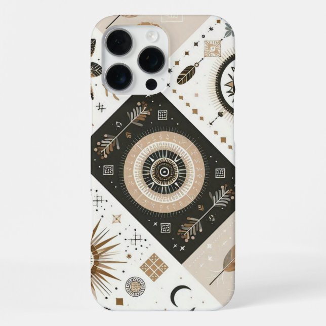 Coque iPhone Étui iPhone Boho Chic – Stylé et Protecteur (Verso)