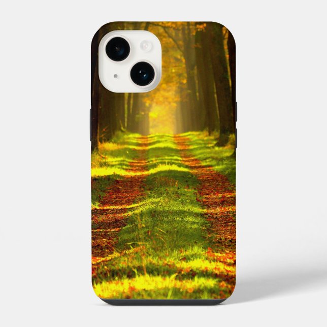 COQUE iPhone ÉTUI IPHONE BOÎTE LOUTRE NATURE FORET (Verso)