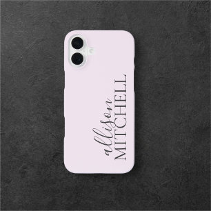 Coque iPhone 16 Plus Étui iPhone Calligraphie Minimaliste