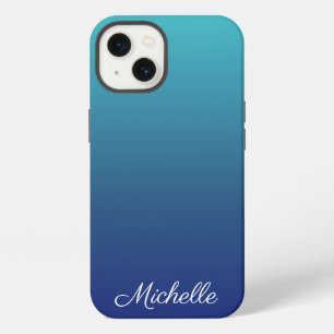 Etui iPhone 13 Étui iPhone Case-Mate à dégradé ombré bleu personn