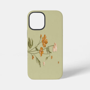 Coque iPhone 12 Mini Étui iPhone Case-Mate à motif floral simple en fle
