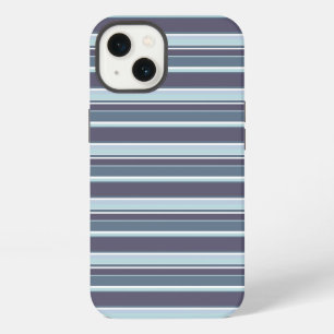 Etui iPhone 13 Étui iPhone Case-Mate à rayures bleu-gris