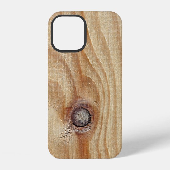 Coque iPhone Étui iPhone Case-Mate à texture de bois clair (Verso)