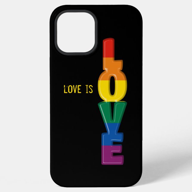 Coque iPhone Étui iPhone Case-Mate amour arc-en-ciel (Verso)