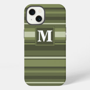 Etui iPhone 13 Étui iPhone Case-Mate avec monogramme et rayures v