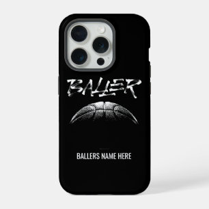 Coque iPhone 15 Pro Étui iPhone Case-Mate Baller (basketball)