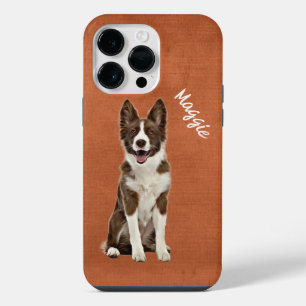 Coque Pour Pour iPhone 14 Pro Max Étui iPhone Case-Mate Border Collie Grunge