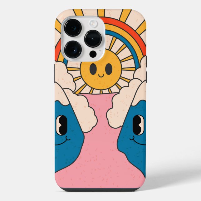 Coque iPhone Étui iPhone Case-Mate de style hippy des années 70 (Verso)
