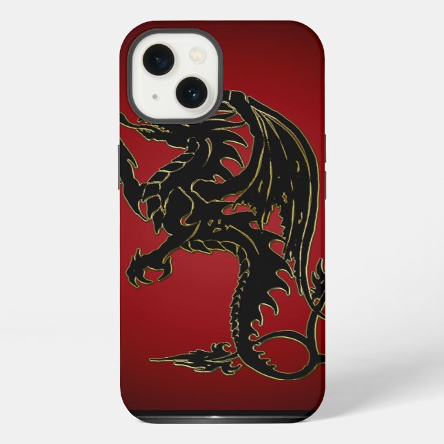 Coque iPhone Étui iPhone Case-Mate Dragon Gradient Traditionnel (Verso)