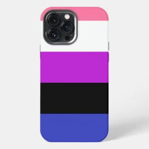 Etui iPhone 13 Pro Max Étui iPhone Case-Mate drapeau couleurs GenderFluid