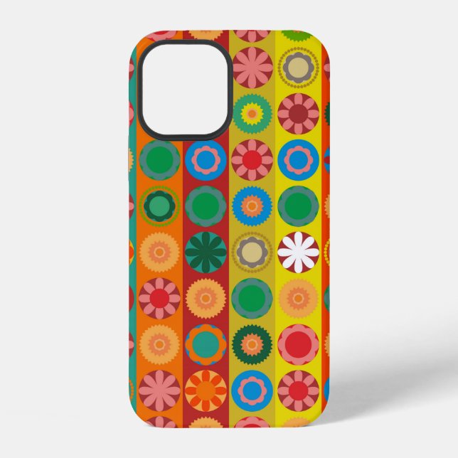 Coque iPhone Étui iPhone Case-Mate Fleur Power en rangées (Verso)