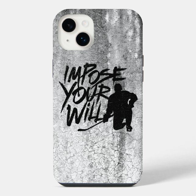 Coque iPhone Étui iPhone Case-Mate Impose Your Will (Hockey) (Verso)
